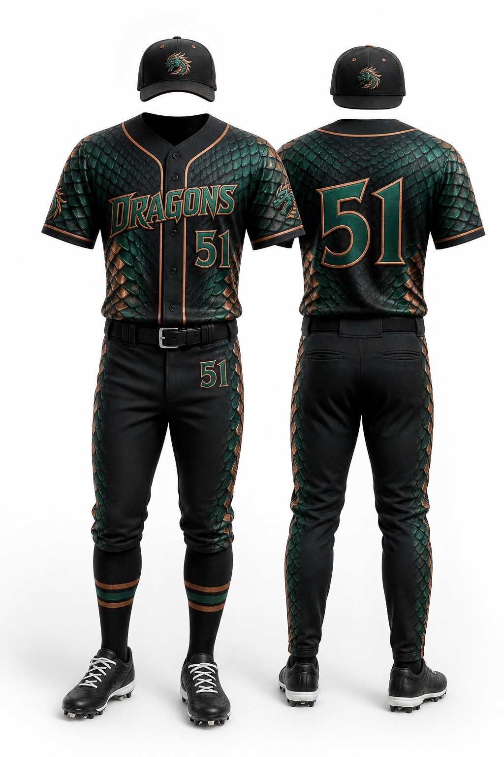 Baseball Uniforms - Style #12